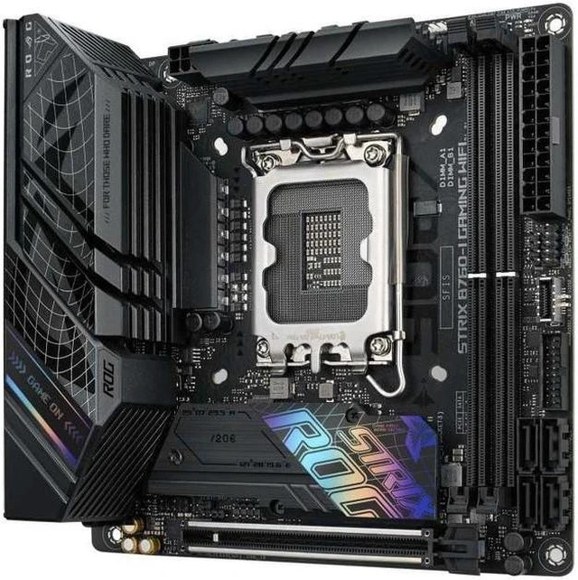 Refurbished: ASUS ROG STRIX B760-I GAMING WIFI LGA 1700 Intel B760
