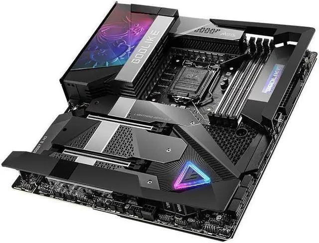 Alt view image 3 of 4 - MSI MEG Z590 GODLIKE Intel Z590 LGA 1200 DDR4 128GB E-ATX Motherboard
