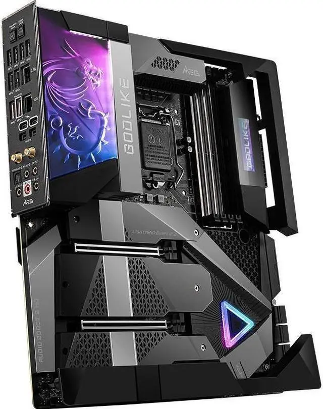 Alt view image 4 of 4 - MSI MEG Z590 GODLIKE Intel Z590 LGA 1200 DDR4 128GB E-ATX Motherboard