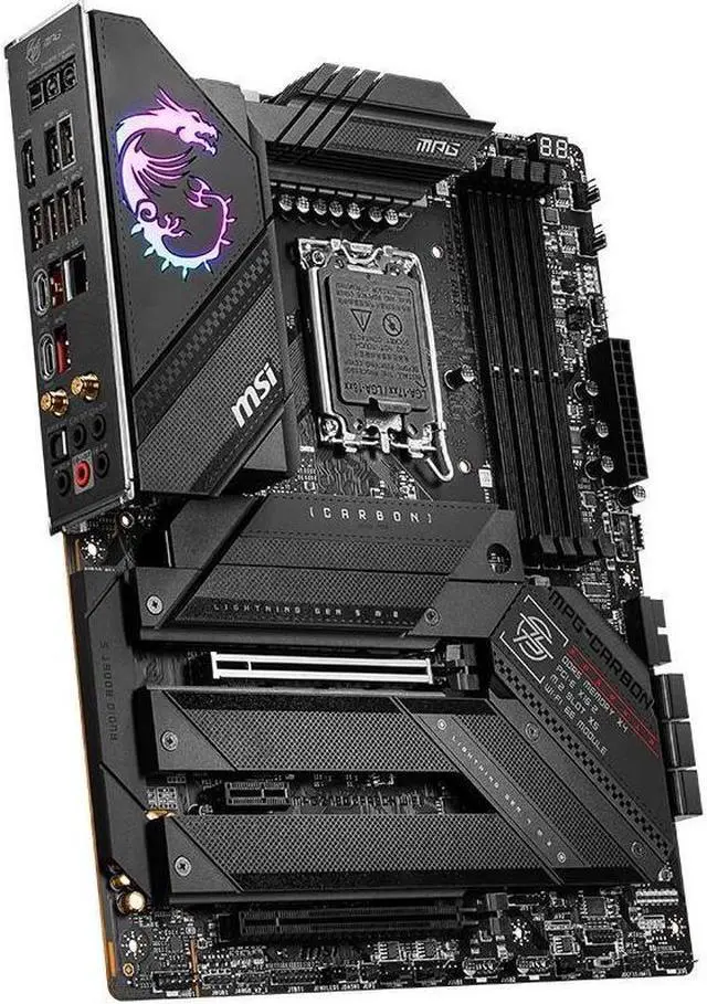 Alt view image 2 of 4 - MSI MPG Z790 CARBON WIFI Intel Z790 LGA 1700 DDR5 256GB ATX Motherboard