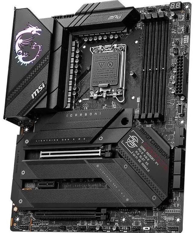 Alt view image 3 of 4 - MSI MPG Z790 CARBON WIFI Intel Z790 LGA 1700 DDR5 256GB ATX Motherboard