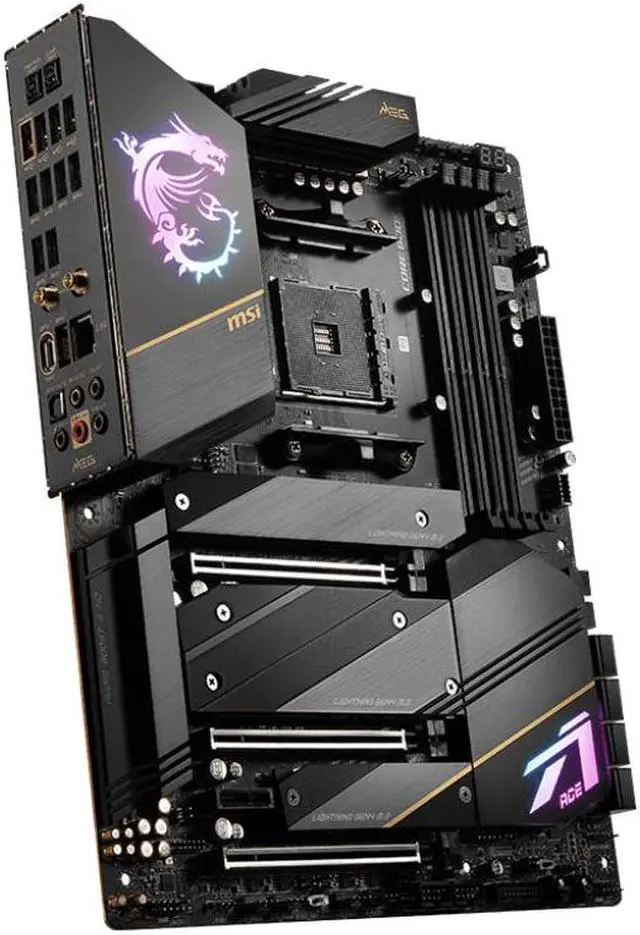 Alt view image 3 of 4 - MSI MEG X570S ACE MAX AMD X570 Socket AM4 DDR4 128GB ATX Motherboard