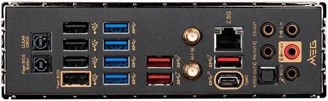 Alt view image 4 of 4 - MSI MEG X570S ACE MAX AMD X570 Socket AM4 DDR4 128GB ATX Motherboard
