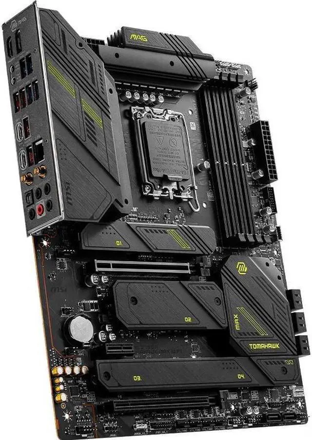 Alt view image 2 of 4 - MSI MAG Z790 TOMAHAWK MAX WIFI Intel Z790 LGA 1700 DDR5 192GB ATX Motherboard