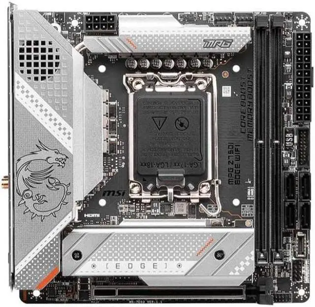 Main image of MSI MPG Z790I EDGE WIFI Intel Z790 LGA 1700 DDR5 128GB Mini-ITX Motherboard