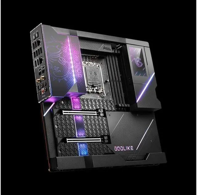 Alt view image 3 of 4 - MSI MEG Z690 GODLIKE Intel Z690 LGA 1700 DDR5 128GB ATX Motherboard