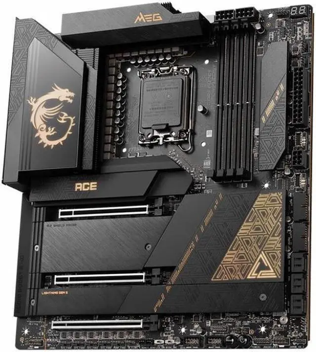 Alt view image 2 of 4 - MSI MEG Z790 ACE Intel Z790 LGA 1700 DDR5 256GB E-ATX Motherboard