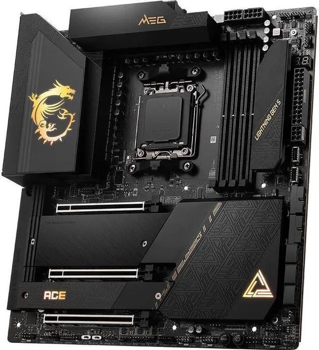 Alt view image 2 of 4 - MSI MEG X670E ACE AMD X670 Socket AM5 DDR5 256GB E-ATX Motherboard