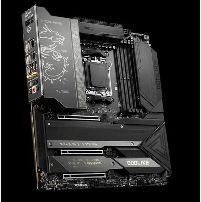 Alt view image 3 of 4 - MSI MEG X670E GODLIKE AMD X670 Socket AM5 DDR5 256GB E-ATX Motherboard