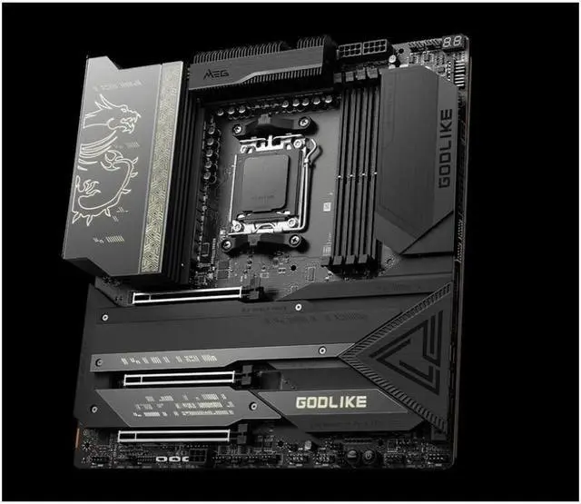 Alt view image 2 of 4 - MSI MEG X670E GODLIKE AMD X670 Socket AM5 DDR5 256GB E-ATX Motherboard