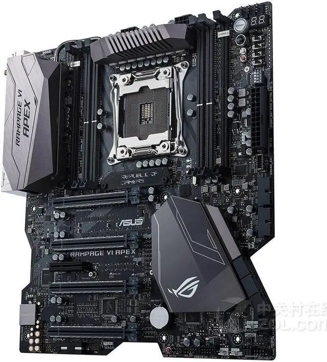 Alt view image 3 of 4 - ASUS ROG Rampage VI Apex LGA 2066 DDR4 128GB E-ATX Motherboard