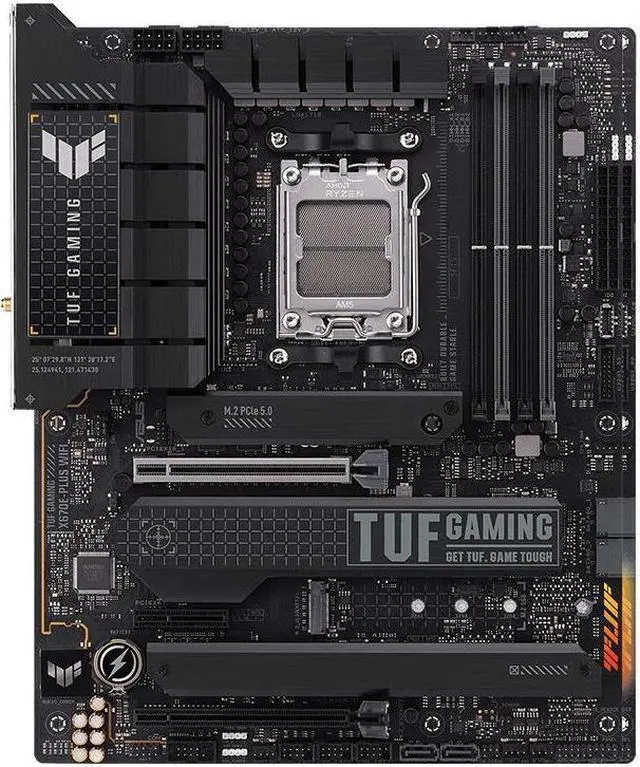 Alt view image 2 of 3 - ASUS TUF GAMING X670E-PLUS WIFI Socket AM5 DDR5 192GB ATX Motherboard