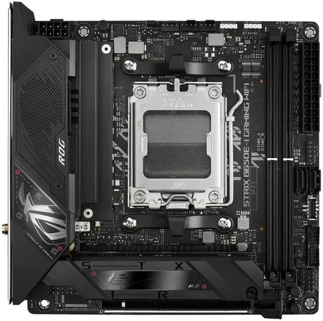 Main image of ASUS ROG STRIX B650E-I GAMING WIFI Socket AM5 DDR5 96GB Mini-ITX Motherboard