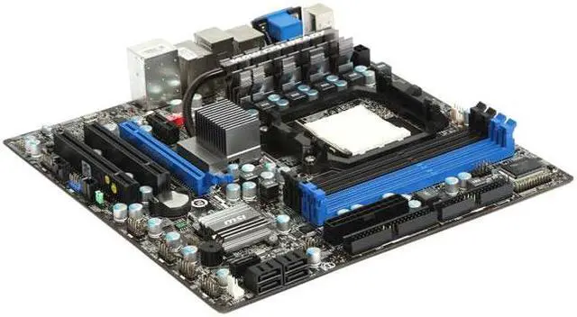 Alt view image 4 of 5 - MSI 785GTM-E45 AMD 785G Socket AM2/AM2+/AM3 DDR2 8GB Micro ATX Motherboard