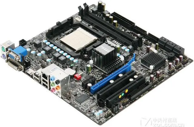 Alt view image 2 of 5 - MSI 785GTM-E45 AMD 785G Socket AM2/AM2+/AM3 DDR2 8GB Micro ATX Motherboard