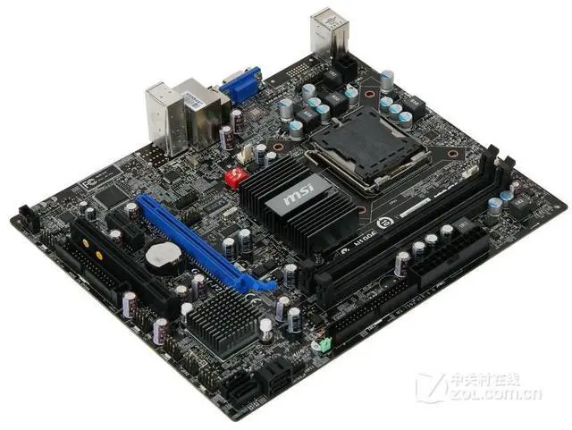 Alt view image 2 of 4 - MSI G41M-P21 Intel G41 LGA 775 DDR3 8GB Micro ATX Motherboard