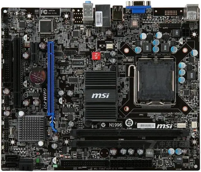 Main image of MSI G41M-P21 Intel G41 LGA 775 DDR3 8GB Micro ATX Motherboard