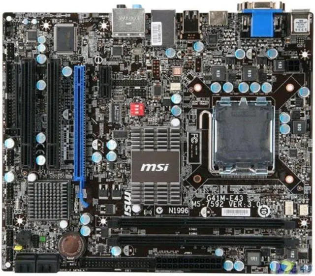 Main image of MSI G41M-E43 Intel G41 LGA 775 DDR3 4GB Micro ATX Motherboard