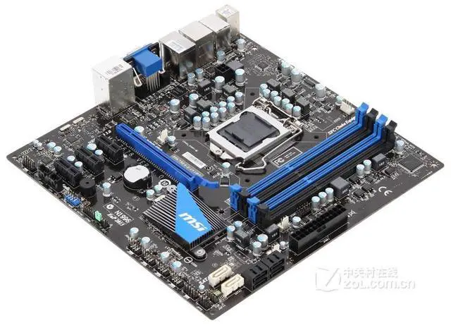 Alt view image 2 of 4 - MSI H67MA-E45(B3) Intel H67 LGA 1155 DDR3 32GB Micro ATX Motherboard