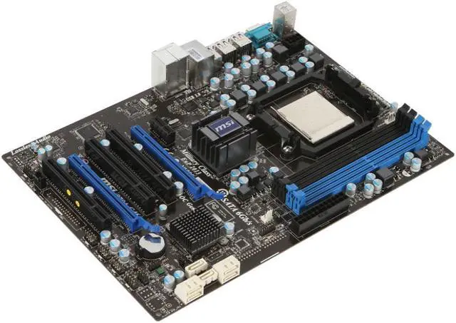 Alt view image 3 of 4 - MSI 870A-G46 AMD 870 Socket AM3 DDR3 32GB ATX Motherboard
