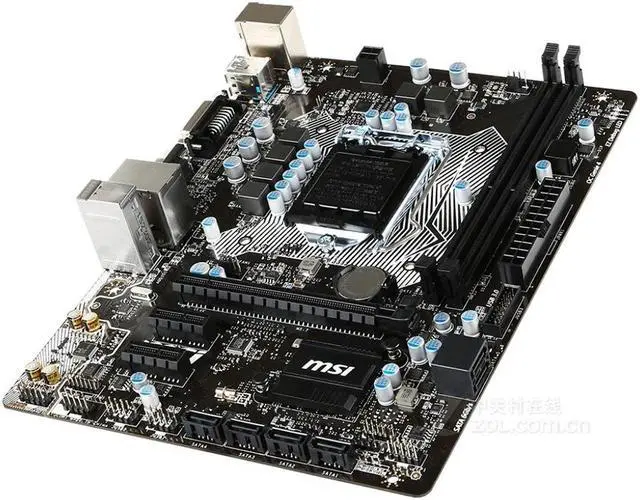 Alt view image 3 of 4 - MSI B150M PRO-VD Intel B150 LGA 1151 DDR4 32GB Micro ATX Motherboard