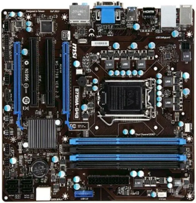 Main image of MSI B75MA-G43 Intel B75 LGA 1155 DDR3 32GB Micro ATX Motherboard