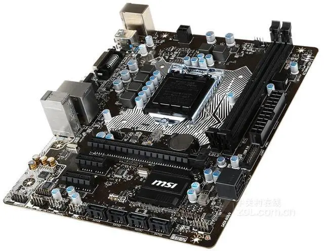 Alt view image 2 of 3 - MSI B150M PRO-VD D3 Intel B150 LGA 1151 DDR3 32GB Micro ATX Motherboard