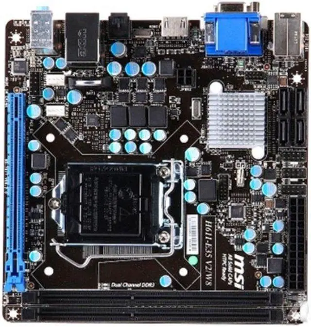 Main image of MSI H61I-E35 V2/W8 Intel H61 LGA 1155 DDR3 16GB Mini-ITX Motherboard