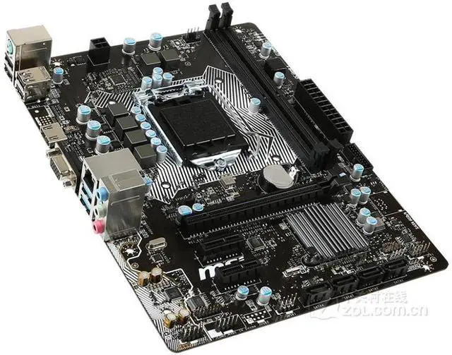 Alt view image 2 of 4 - MSI H110M PRO-VH Intel H110 LGA 1151 DDR4 32GB Micro ATX Motherboard