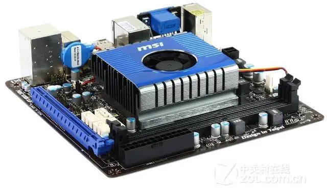 Alt view image 3 of 4 - MSI E350IA-E45 AMD Hudson M1 Socket FT1 DDR3 8GB Mini-ITX Motherboard