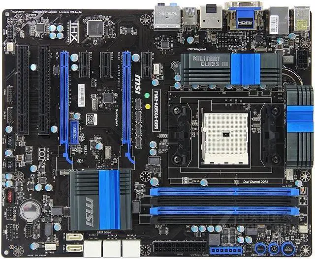 Main image of MSI FM2-A85XA-G65 AMD A85X Socket FM2 DDR3 64GB ATX Motherboard