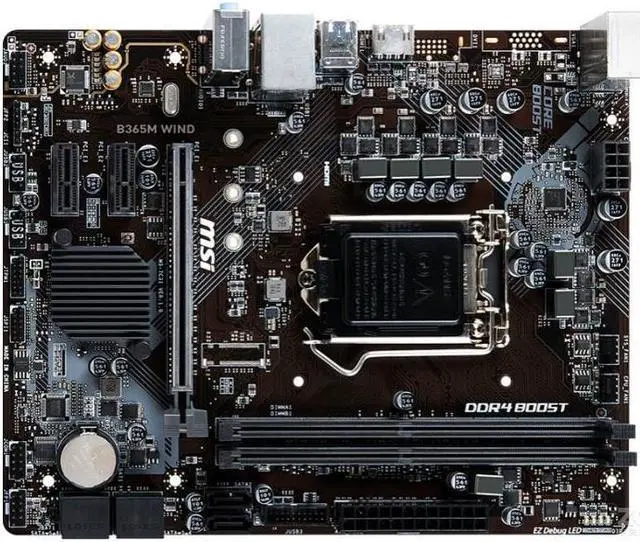 Main image of MSI B365M WIND Intel B365 LGA 1151 DDR4 32GB Micro ATX Motherboard