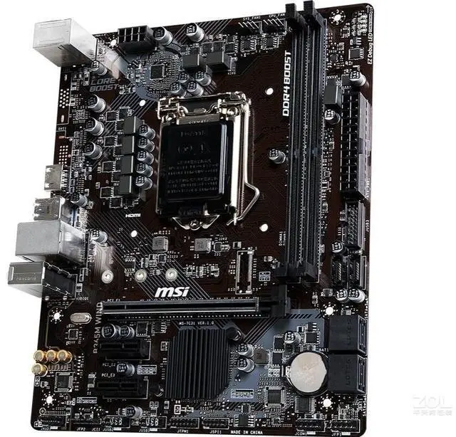 Alt view image 3 of 4 - MSI B365M WIND Intel B365 LGA 1151 DDR4 32GB Micro ATX Motherboard