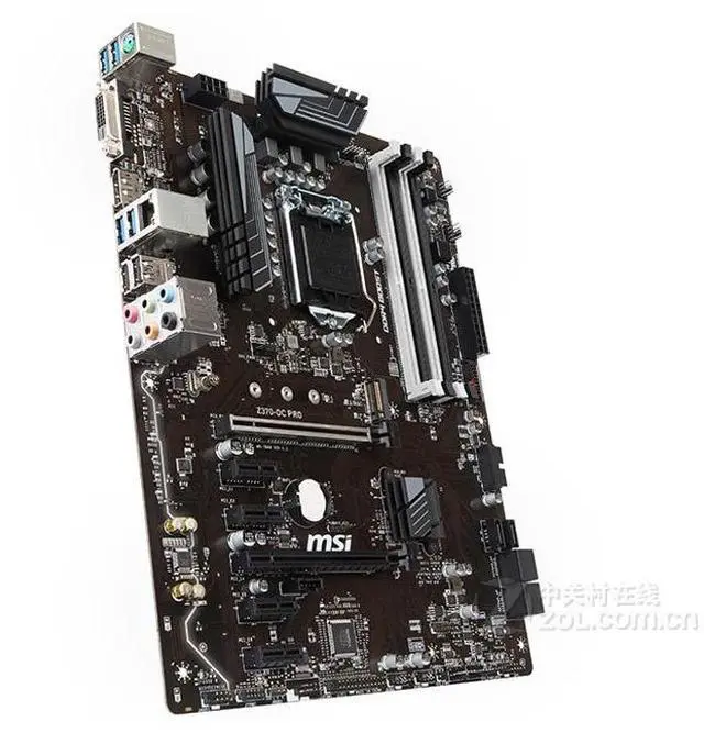 Alt view image 3 of 4 - MSI Z370-OC PRO Intel Z370 LGA 1151 DDR4 64GB ATX Motherboard