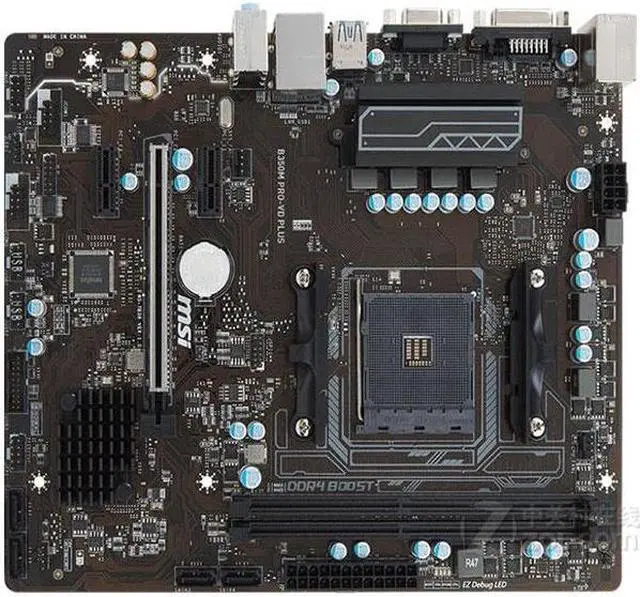 Main image of MSI B350M PRO-VD PLUS AMD B350 Socket AM4 DDR4 32GB Micro ATX Motherboard
