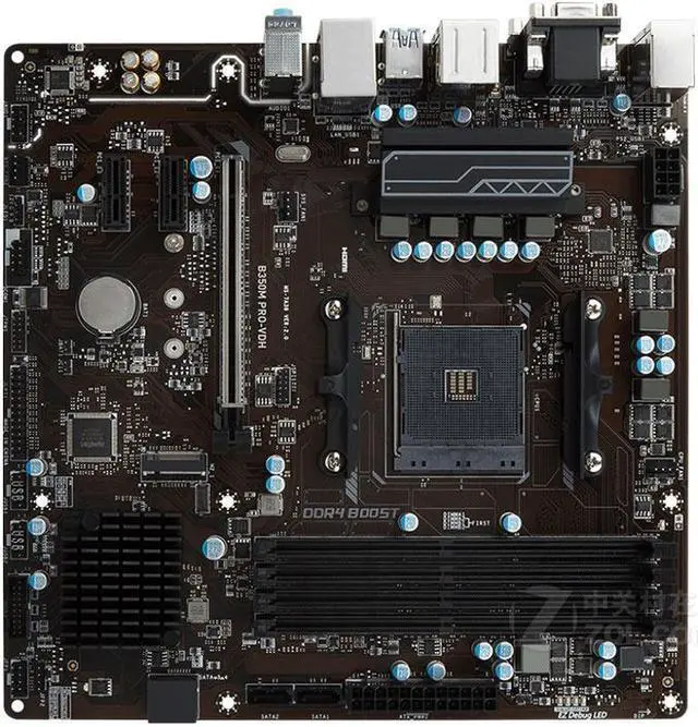 Main image of MSI B350M PRO-VDH AMD B350 Socket AM4 DDR4 64GB Micro ATX Motherboard