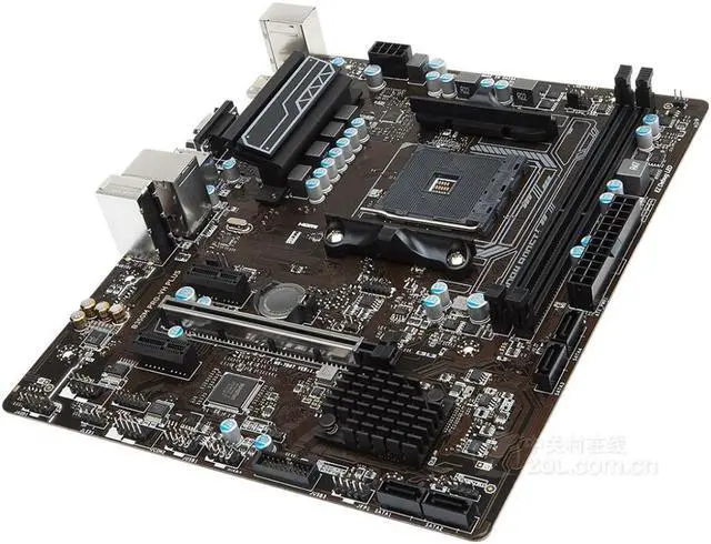 Alt view image 2 of 4 - MSI B350M PRO-VH PLUS AMD B350 Socket AM4 DDR4 32GB Micro ATX Motherboard