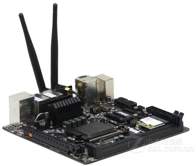 Alt view image 3 of 4 - MSI Z87I Intel Z87 LGA 1150 DDR3 16GB Mini-ITX Motherboard
