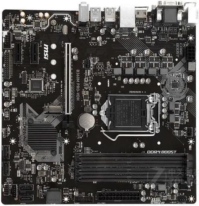 Main image of MSI B360M PRO-VDH Intel B360 LGA 1151 DDR4 64GB Micro ATX Motherboard