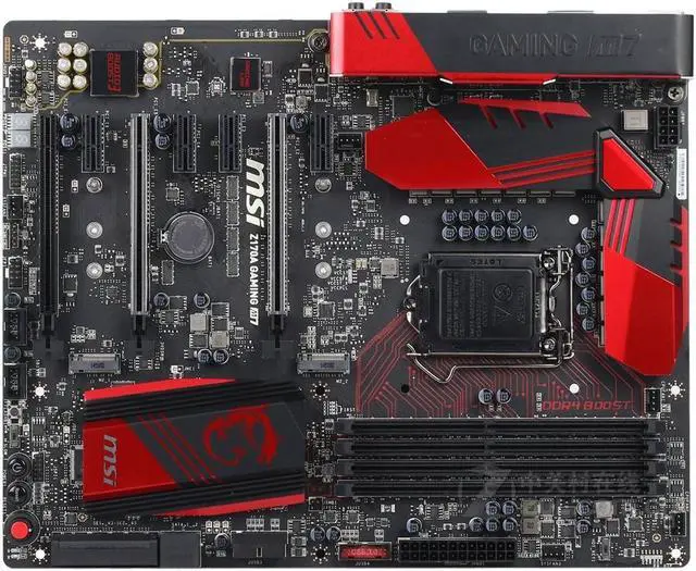 MSI Z170A + i7-7700K + 8GB RAM☓2 For MSI Z170A GAMING M5 Motherboard DDR4 64GB LGA1151 I7 6700K ATX