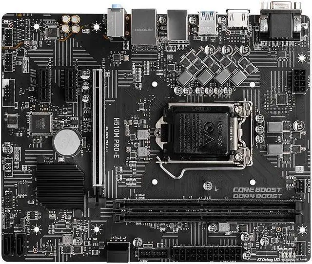 Main image of MSI H510M PRO-E Intel H510 LGA 1200 DDR4 64GB Micro ATX Motherboard