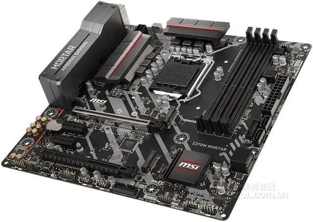Alt view image 3 of 4 - MSI Z370M MORTAR Intel Z370 LGA 1151 DDR4 64GB Micro ATX Motherboard