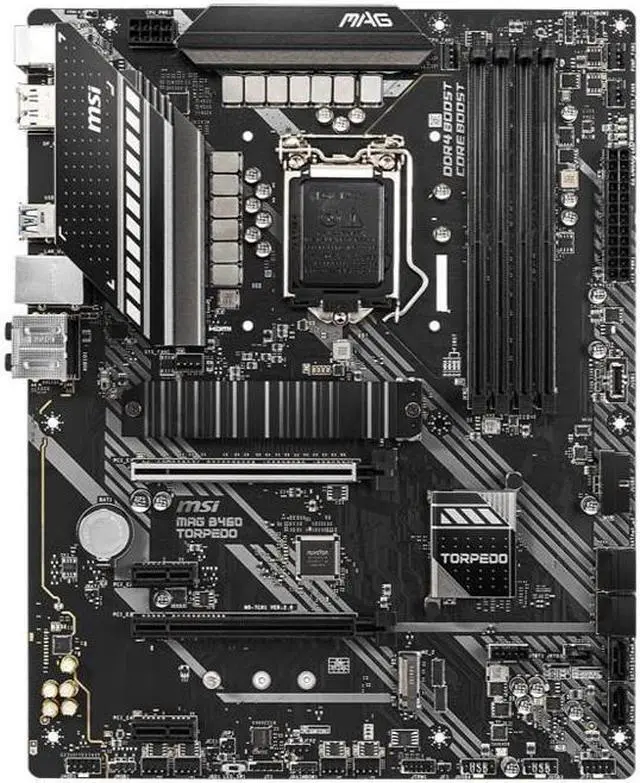 Main image of MSI MAG B460 TORPEDO Intel B460 LGA 1200 DDR4 128GB ATX Motherboard