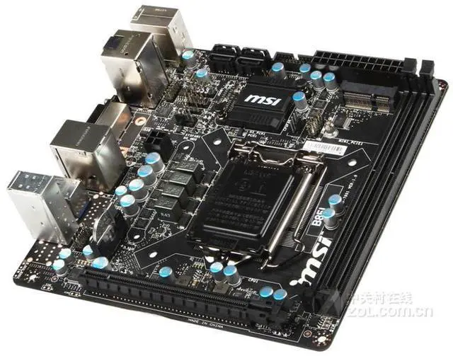 Alt view image 6 of 11 - MSI B85I LGA 1150 Intel B85 HDMI SATA 6Gb/s USB 3.0 Mini ITX Intel Motherboard