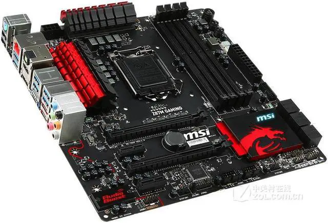 Alt view image 3 of 4 - MSI Z87M GAMING Intel Z87 LGA 1150 DDR3 32GB Micro ATX Motherboard