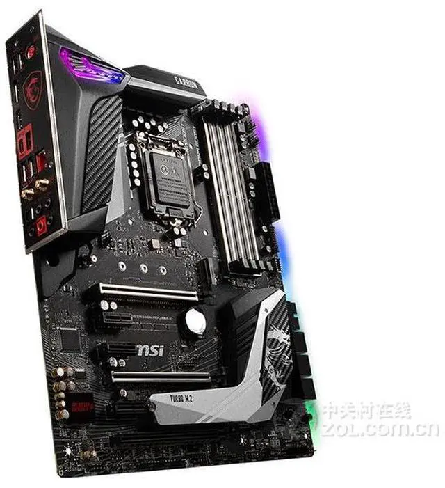 Alt view image 2 of 4 - MSI MPG Z390 GAMING PRO CARBON AC Intel Z390 LGA 1151 DDR4 128GB ATX Motherboard