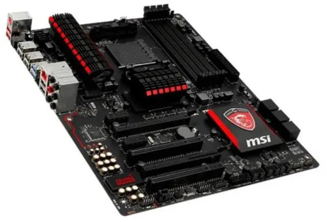 Alt view image 3 of 4 - MSI 970 GAMING AMD 970 Socket AM3/AM3+ DDR3 32GB ATX Motherboard