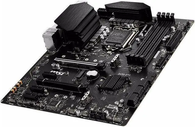 Alt view image 8 of 10 - MSI Z490-S01 LGA 1200 Intel Z490 Gaming PC Motherboard ddr4 128G Core i9 10900K i7 10700K cpus 2×M.2 PCI-E 3.0 HDMI USB 3.2 ATX