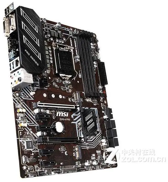 Alt view image 2 of 7 - MSI Z390-A PRO Intel Z390 LGA 1151 DDR4 128GB ATX Motherboard