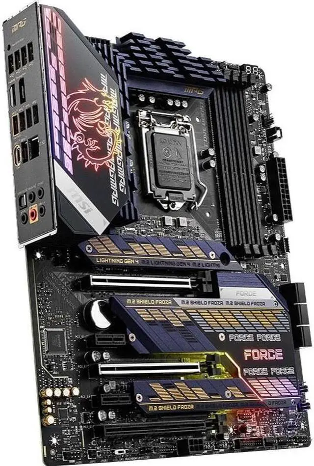 Alt view image 2 of 3 - MSI MPG Z590 GAMING FORCE Intel Z590 LGA 1200 DDR4 128GB ATX Motherboard